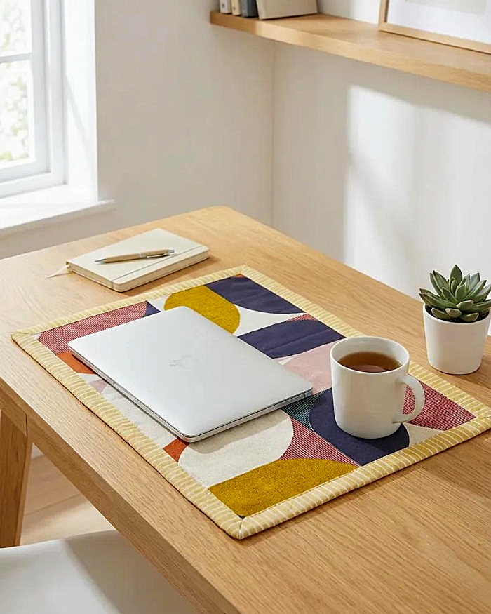 Magnolia Placemat, Mustard - Image 7
