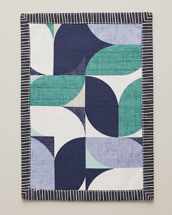 Magnolia Placemat, Navy - Image 8
