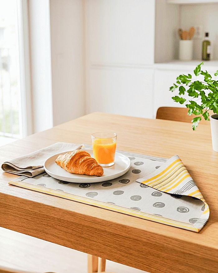 Abacus Placemat, Stone