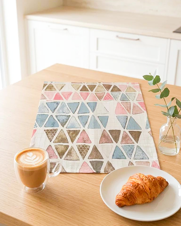 Triangles Tea Towel